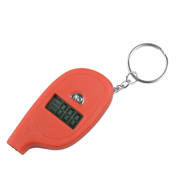 Mini Digital Tire Air Gauge Keychain – Between Bumpers